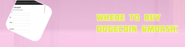 Where to trade dogecoin